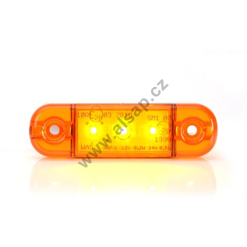LED side position light W97.1 84x24x10 mm/ White, Orange, Red (1)