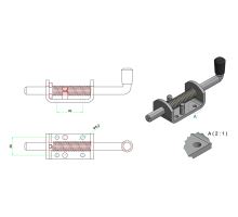 Spring locking pin 159 / pin 35 o12 mm galvanizing, stainless steel (1)