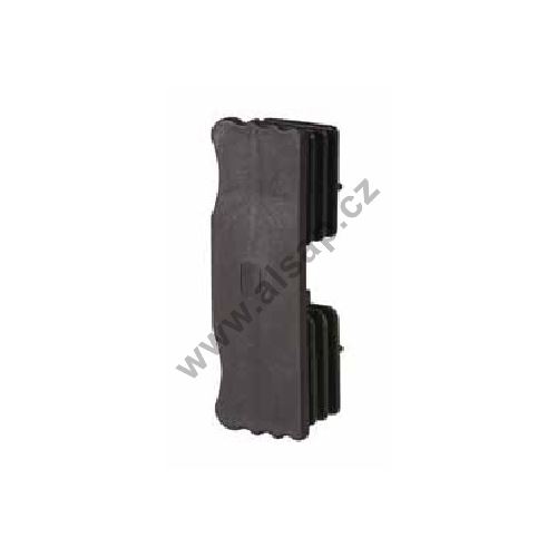 End cap for underrun protection, black, E11 homologation
