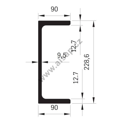 Profile U 230x90 mm