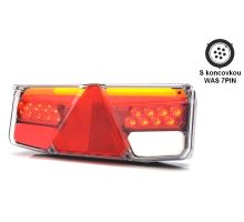 Rear combination LED light with resistors W170 L, 350 x 131 x 81 mm, TRAILER