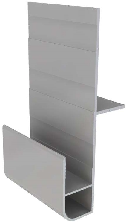Profil skříně obvodu pro panel 30mm, elox
