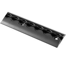 AirLine track o20 mm, 50x12 mm, 2000 mm, with mounting holes, black painted