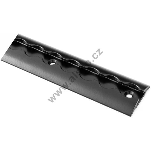 AirLine track o20 mm, 50x12 mm, 1000-2000 mm, with mounting holes, black painted (1)