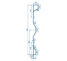 Steel side BAK 600/2.5 mm (2)