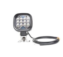Work light 12 LED 5400 lm / 62W, W130 - diffused, black aluminum with bracket, 110 x 110 m (6)