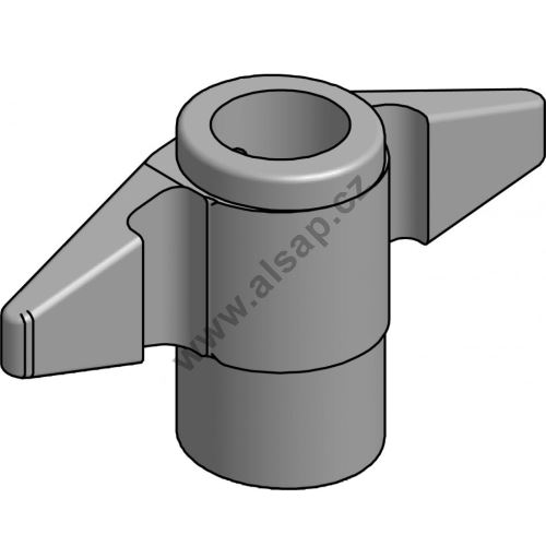Boxer door doors lock PWP O18 mm, spare part – upper fork / hook