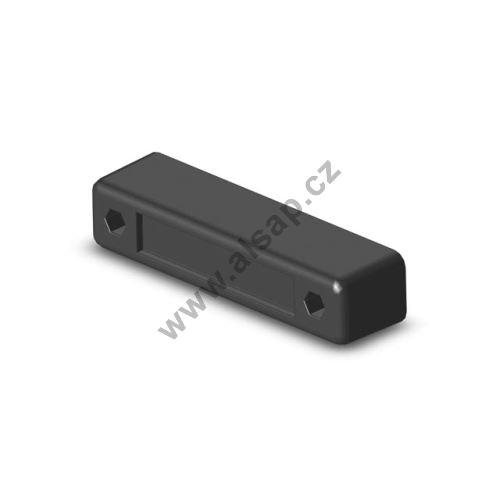 Rubber bumper 245 x 53 x 60 mm