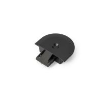 End cap for AirLine track 5502, snap-on without screws, plastic, black