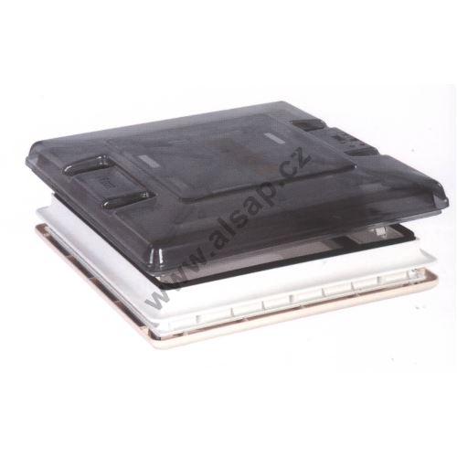 Roof window 500x500mm with blind and net, translucent