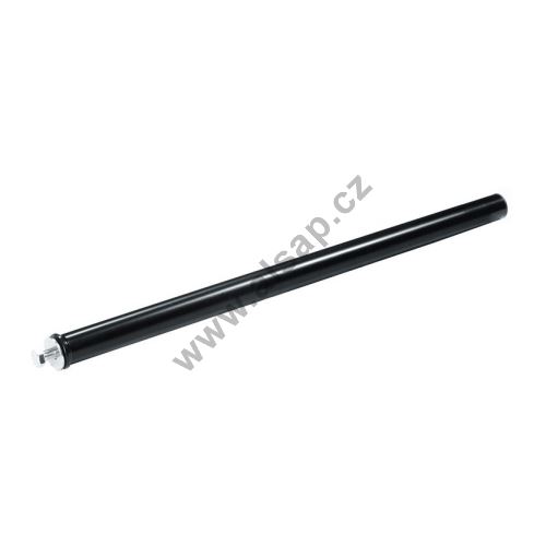 Mudguard bracket 42mm straight 800mm, flange O60mm - black Komaxit, for bolt M 16 (2)