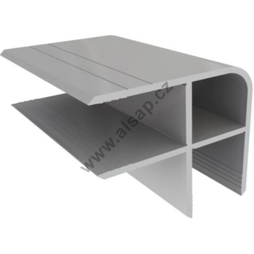 Profil skříně rohový pro panel 30mm 76 x 76 mm, elox