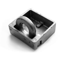 Heavy-duty recessed lashing ring, 8 t, 95 × 90 × 35 mm, steel, 8000 daN / TÜV certified (2)