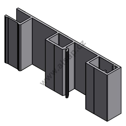 Rear CS post 257 mm, 2500 mm - AL