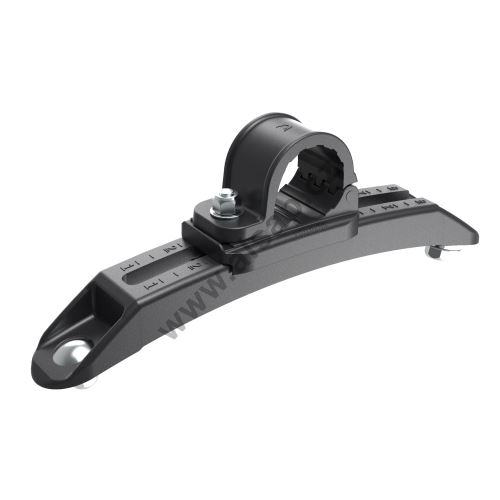 Sliding fender holder 200 mm, EASY with openable 42mm clamp - plastic (2)