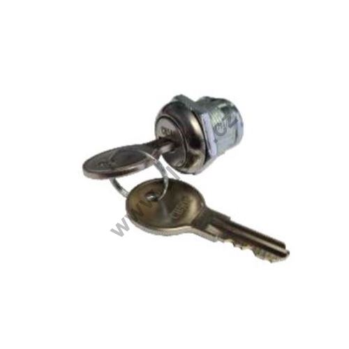 Lock cylinder for recessed lock 119x92 mm - stainless steel with zinc nose