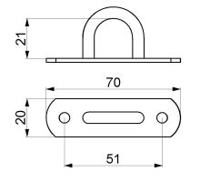 Shackle fixed for sail (1)