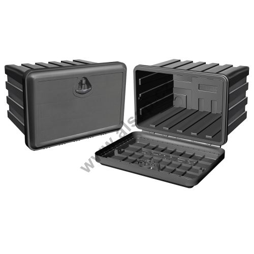 Plastic toolbox, FAST PLEX BAWER, from 500 to 1000 mm, optional accessories