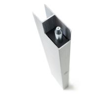 Dropside lock with stainless steel handle, L/R, 310-1000 mm, without flange (2)