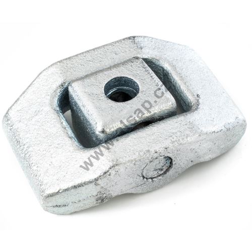 Steel clamp for frame 2-17 mm, 39.5x58 mm, o8.3 mm (2)