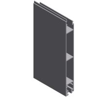 Bottom dropside profile 200 mm, for sealing - (aluminum/anodised) (815)
