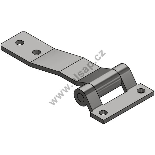 140mm side door hinge, stainless steel