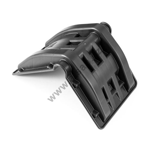 Large XXL strap protective corner 100mm, black, for strap up to 65mm, material PP (1)