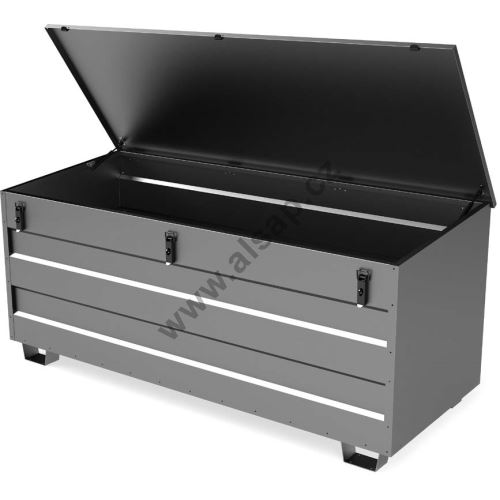 Metal toolbox - for superstructure, 1840 x 730 x 720 mm, zinc