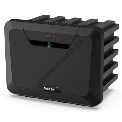 Plastic toolbox, 660x515x460 mm, 92 l, Daken FLINK