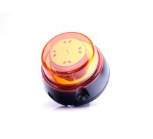 LED orange beacon, 1 mode, 12-24V, pipe mounting o24mm, with PLUG-IN connector (1)