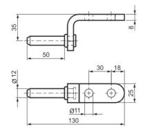 Hinge pin, zn (1)