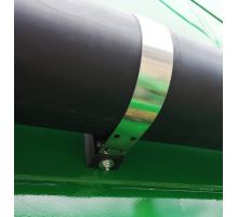 HD-PE Tube, black, O160x4mm, without termination, length 6m, LOKHEN
