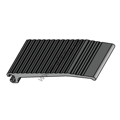Bridge profile, upper entry 225mm aluminum, ALSAP, 5001 mm