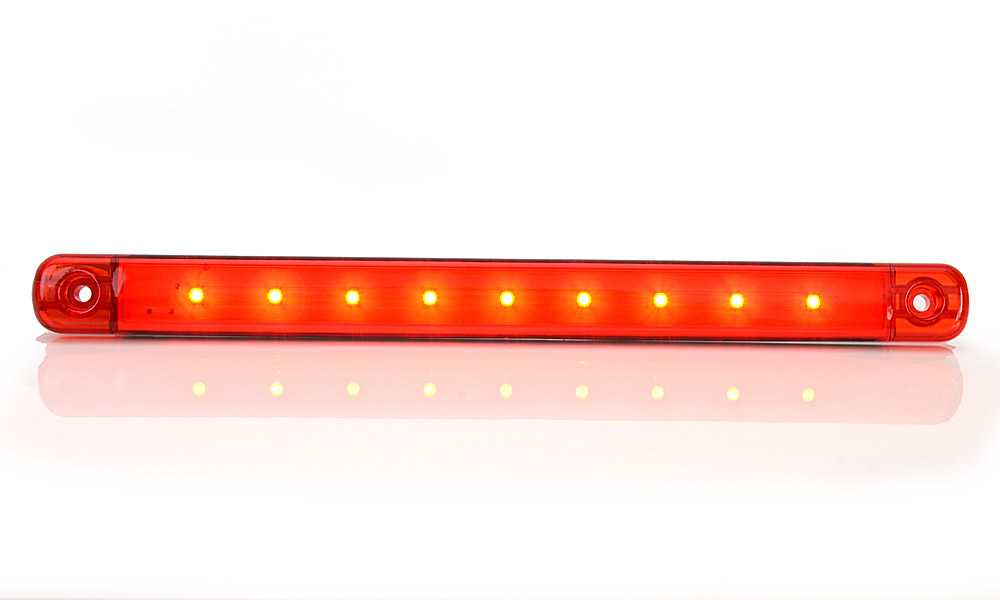 Zadní poziční světlo led červené, w97.4 238x21x10 mm, kabel 0,25m