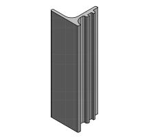 ALSAP centre cover profile T30 × 29 mm, aluminium