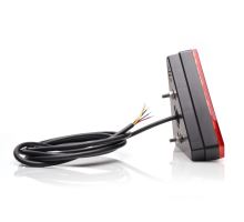 Rear combined LED tail light, 163 x 143 mm, cable, universal with reversing light (4)