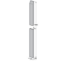 Táhlo uzávěru, 1000x30x16 mm, 23.04437TR
