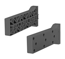 Horizontal toolbox brackets 320 mm, plastic