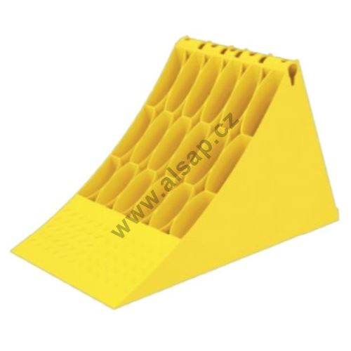 Zakládací klíny E66 plastový R 700mm 600x246x330mm, žlutý LOKHEN DIN 76051