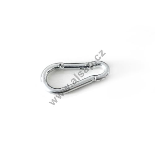 Firefighter Carabiner DIN 5299C 40x4mm Zn
