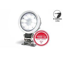 LED work light, 7000 lm / 66W - diffused, W162 aluminum housing, o108, h 76mm, 9 LEDs