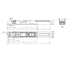 Rear doors lock for o18 mm, ITBC, Geomet coating (3)