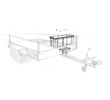Brackets for toolbox for trailer BLACKIT TYPE 1/2/3 (1)