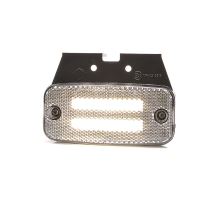 LED Front Position Light White, Neon Duo, 54x114 mm, Z holder, cable 0,5 m, click Jaeger (2)