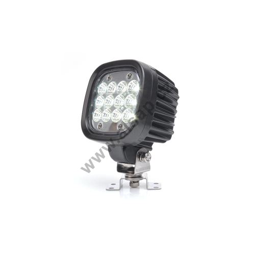 Work light 12 LED 5400 lm / 62W, W130 - diffused, black aluminum with bracket, 110 x 110 m (3)