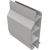 Bottom profile for tipper dropside 177x40/70 mm, with a flag