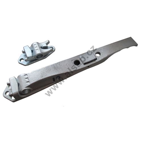 Rear doors lock type 2, for O18 mm, hot-dip galvanised