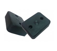 Rubber bumper rectangular 100x75x30 mm