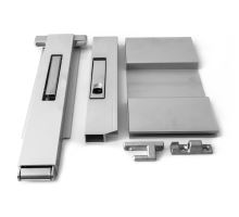 Dropside lock with stainless steel handle, L/R, 310-1000 mm, without flange (1)