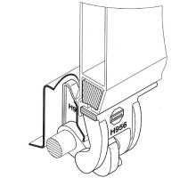 Hinge for dumper H956, brand